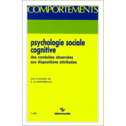 Comportements numéro 7 : Psychologie sociale cognitive : des...